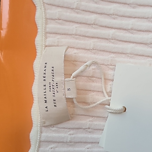 Nwt! Sezane Ambroise cardigan cream - Picture 5 of 7